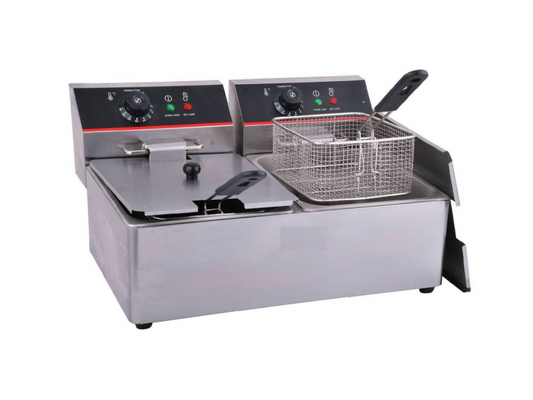 Electric Fryer(2-Tank 2-Basket) 8*2L