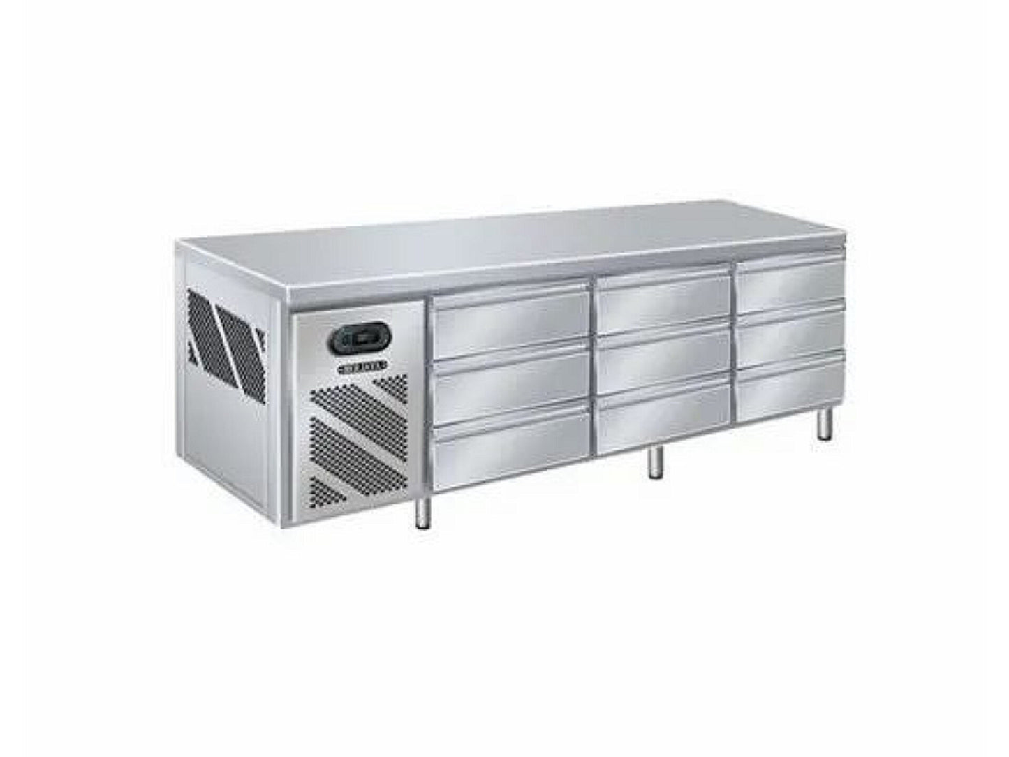 S/S 6 Drawer Counter Chiller (3 Deck Digital)