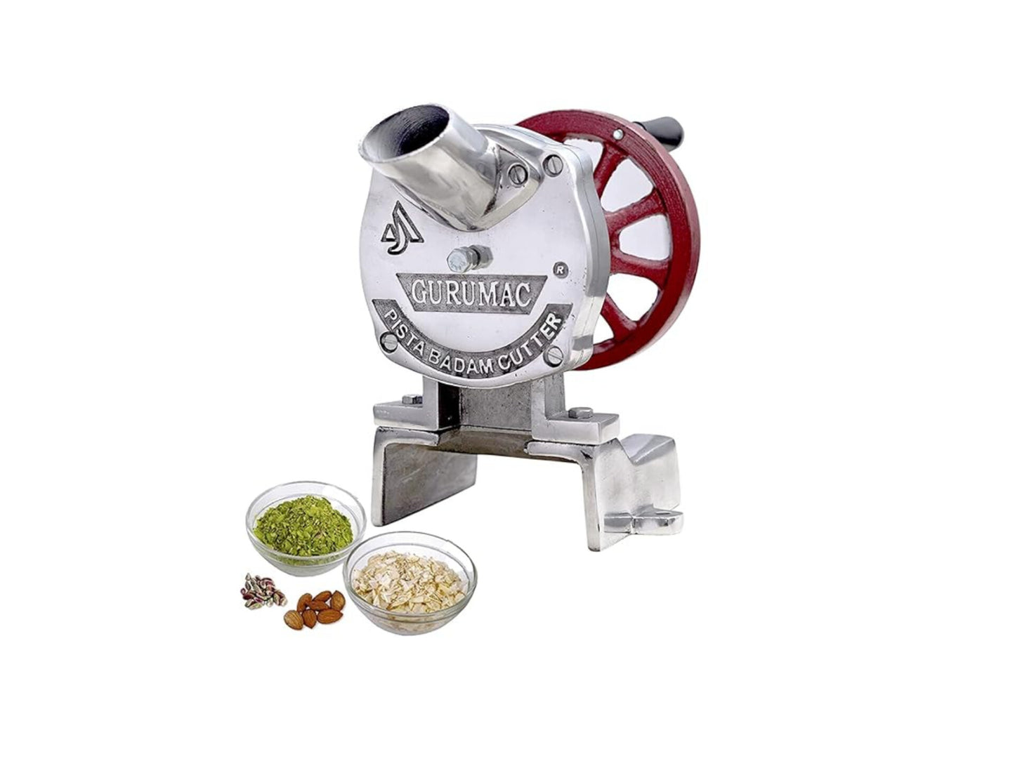 RED Premium Hand Operated Pista Badam Slicer Dry Fruit Slicer Cutting Machine