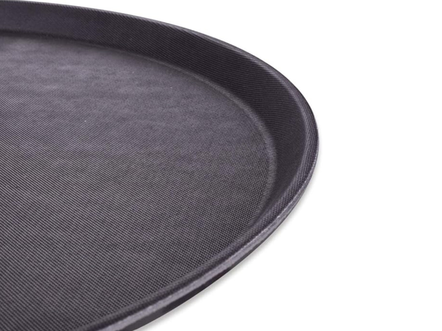 Round Plastic Serving Tray | Commercial Restaurant & Diner Quality Food, Coffee, & Drink Waiter Carrying Tray