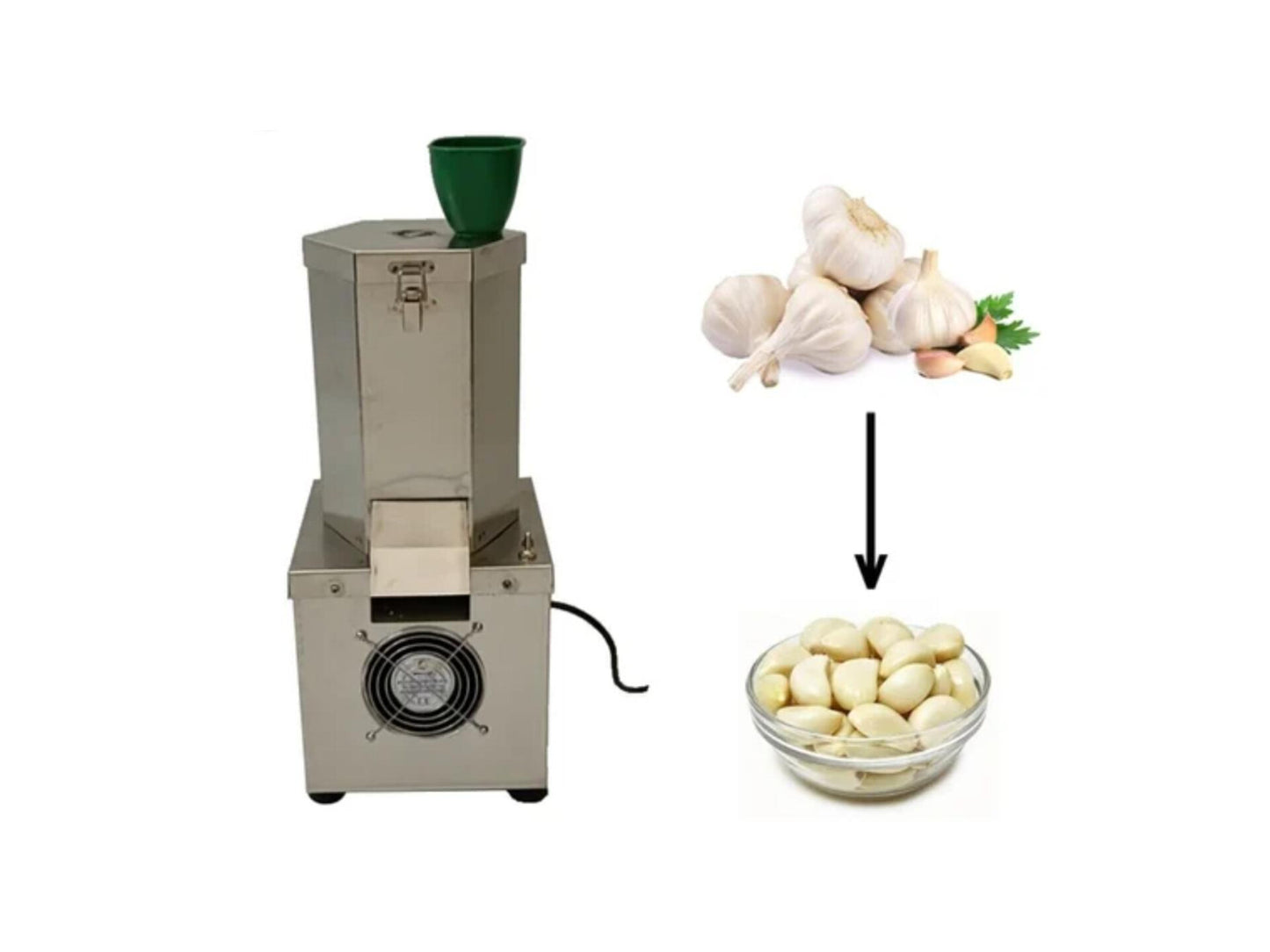 High-Capacity Commercial Garlic Peeler Machine